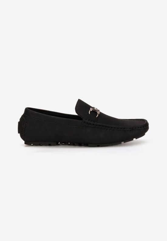 Mοκασινια ανδρικά Rainer μαύρα, Μέγεθος: 44- zapatos