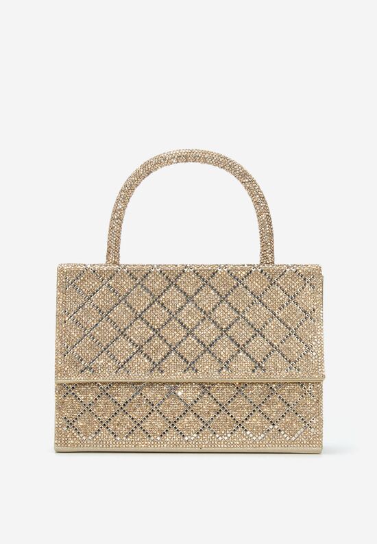 Τσάντα Χεριού Karolima χρυση, Μέγεθος: ONE SIZE- zapatos