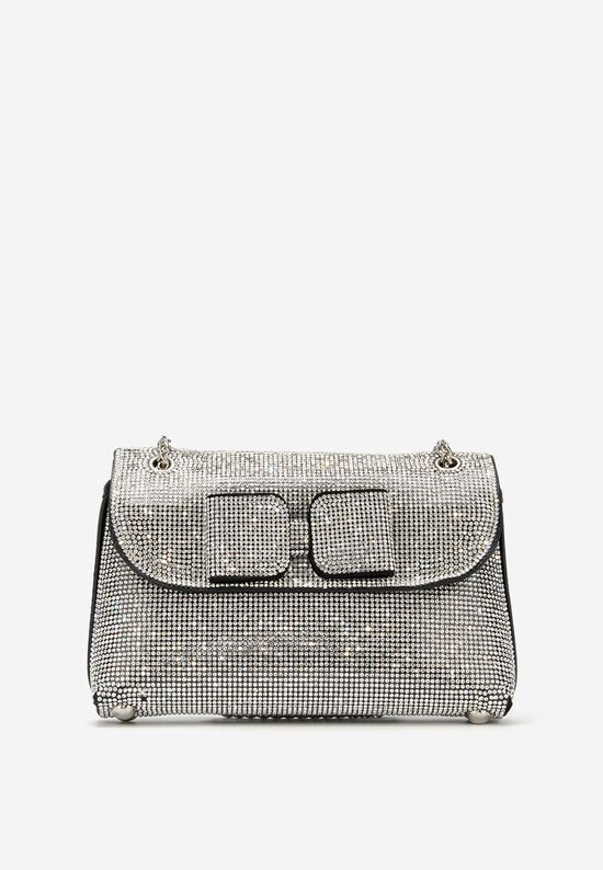 Μαύρο clutch Yvaine, Μέγεθος: ONE SIZE- zapatos