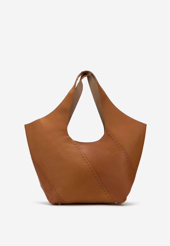Τσάντα Χεριού Delya καφε, Μέγεθος: ONE SIZE- zapatos