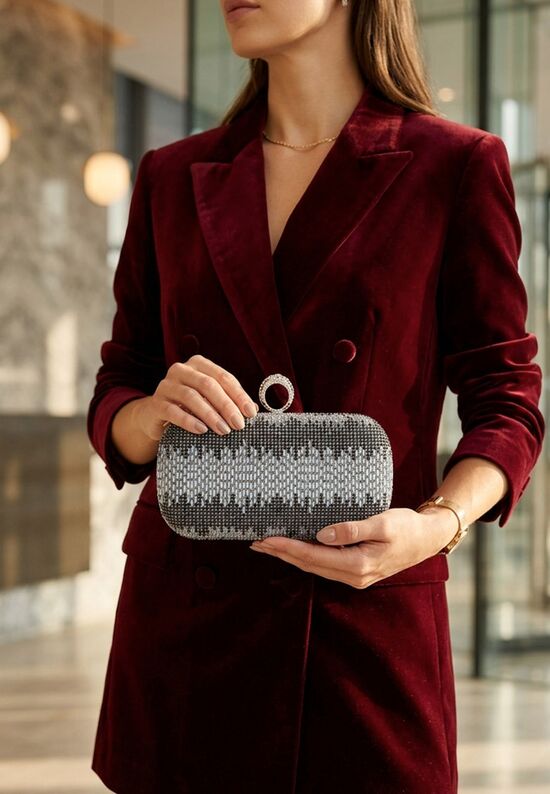 Μαύρο clutch Sereia, Μέγεθος: ONE SIZE- zapatos