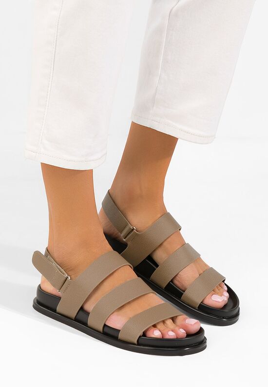 Γυναικεία σανδάλια Carima χακι, Μέγεθος: 39- zapatos