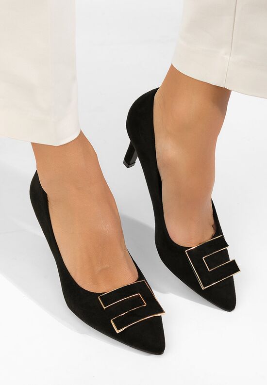Γόβες Celestielle μαύρα, Μέγεθος: 38- zapatos