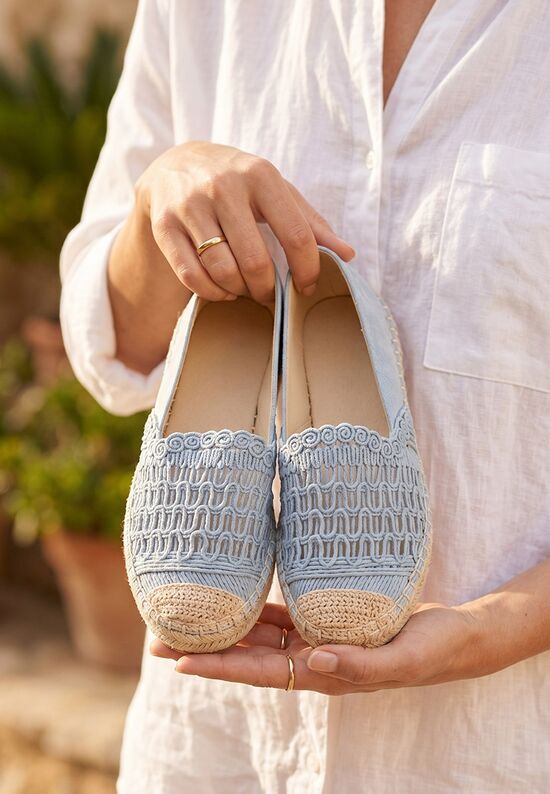 Εσπαντρίγιεσ χαμηλεσ Henley μπλε, Μέγεθος: 36- zapatos