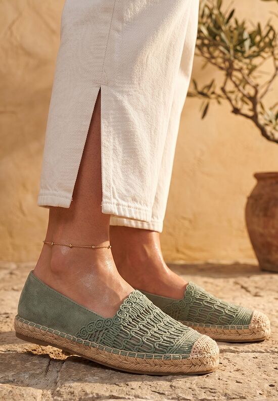 Εσπαντρίγιεσ χαμηλεσ Henley πρασινο, Μέγεθος: 37- zapatos