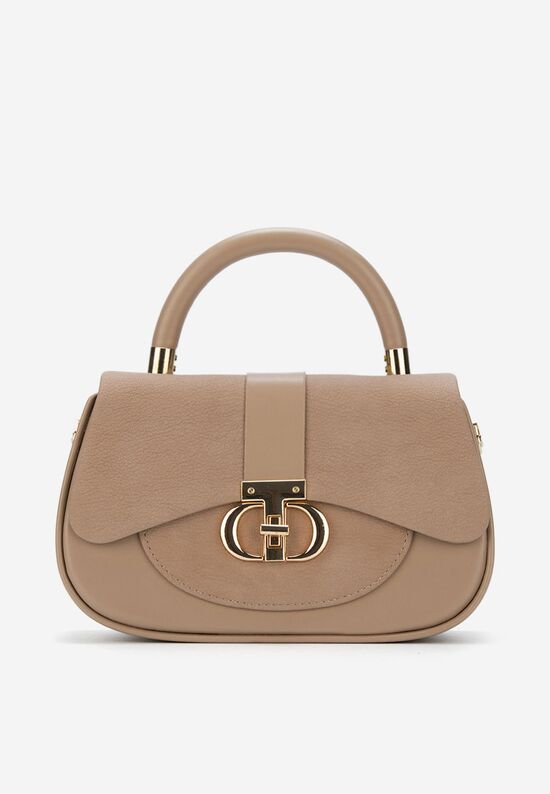 Τσάντα cluch Sedoneya μπεζ, Μέγεθος: ONE SIZE- zapatos